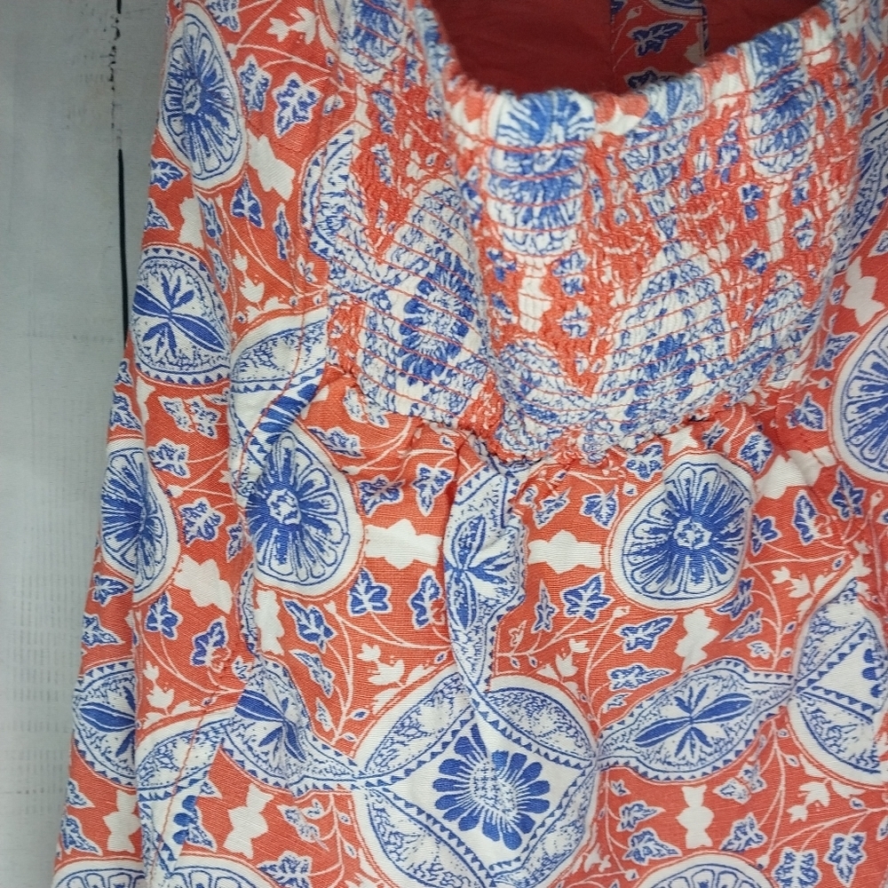 Maeve Halter Slim Mini Dress Anthropologie Button Printed V Neck - Picture 11 of 14